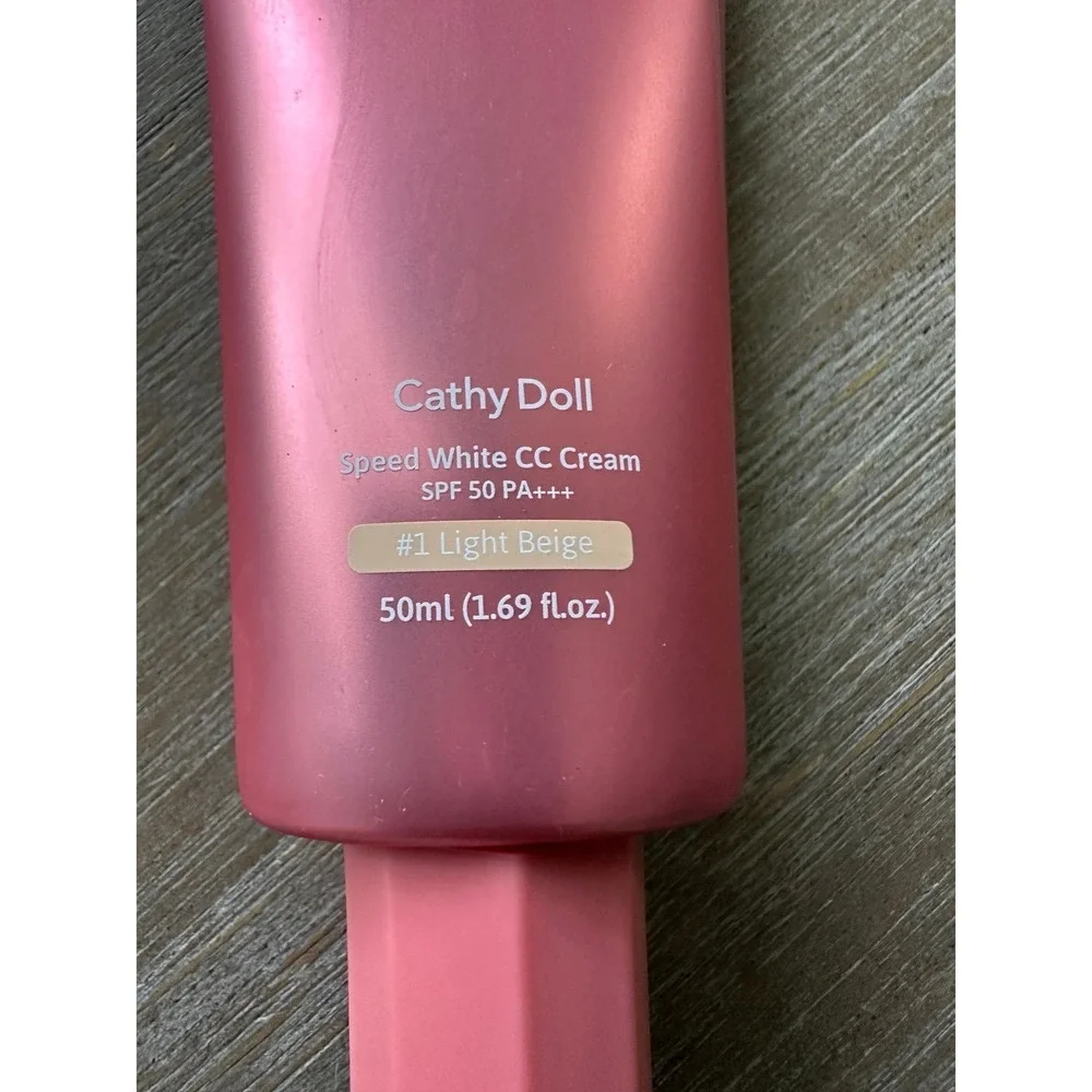 CC Cream Cathy Doll Korean Skin care expires 2028 SPF 50 oil control more